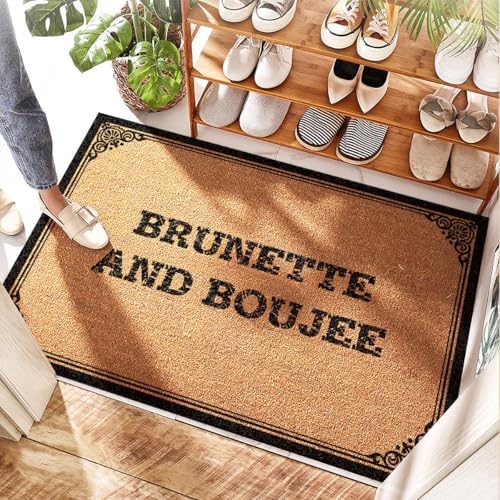 MZBS Summer Door Outdoor Balcony Natural Coir Brunette and Boujee