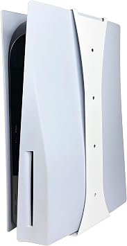 ViMount Wall Mount Metal Holder for Playstation 5 Disc and PS5 Digital with 2 Holders, Compatible with DualSense Gamepad in White Color