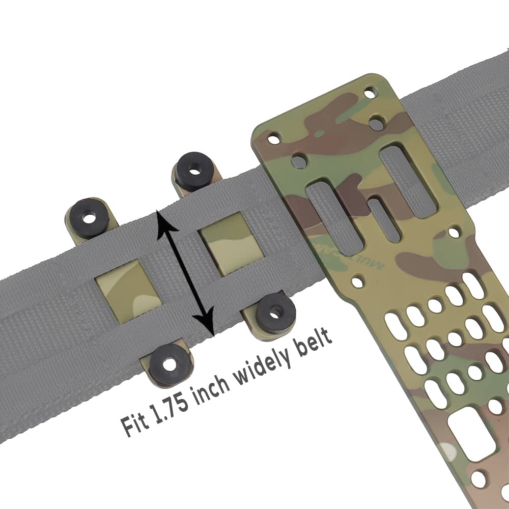 Modularer Pistolenholster-Adapter aus Metall, kompatible QLS-Plattform, taktischer Holster Drop Leg Hanging Extension Plate G-Code-Adapter