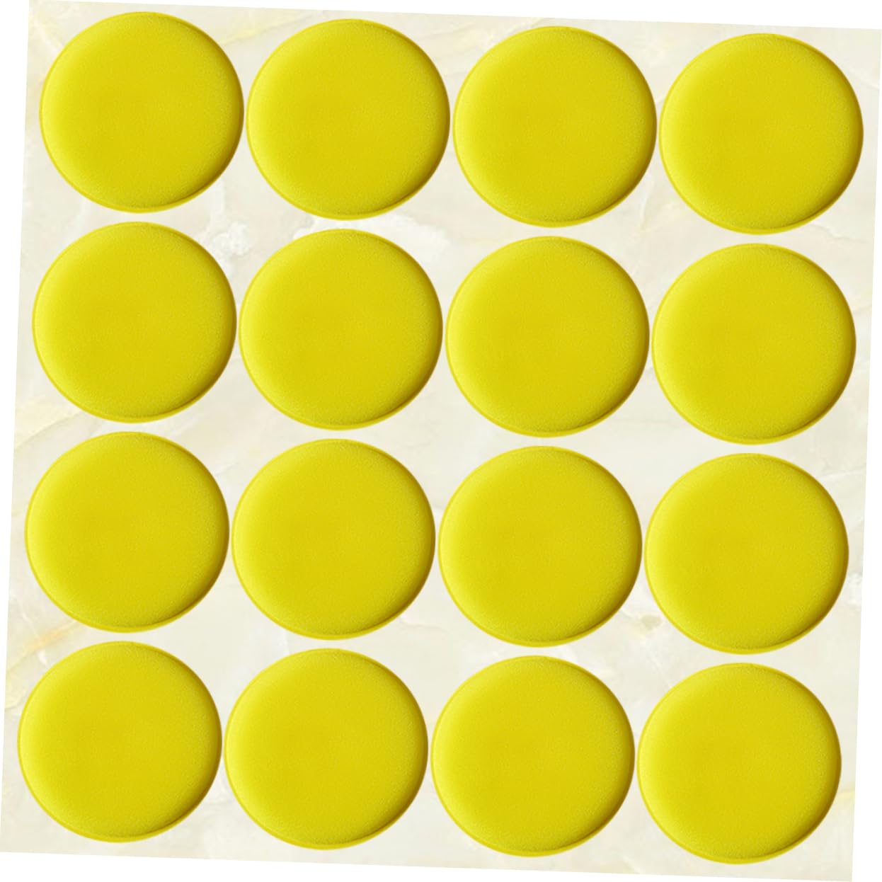 Mikinona 48 Pcs Almohadilla de Cera para Coche Almohadilla para Encerar Automóviles de Limpieza Redonda Pulido y Abrillantado sin Dañar Superficies