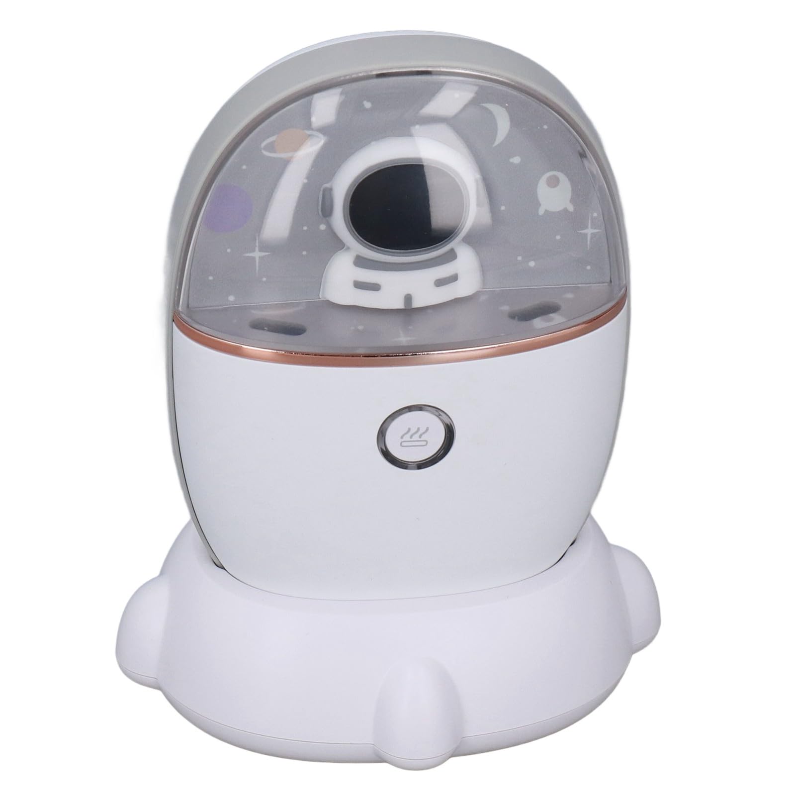 Qcwwy Scaldamani Ricaricabile, Ricarica Alimentata Tramite USB Scaldamani a Doppia Faccia Scaldamani Portatile Power Bank Scaldamani a Grande capacità della Batteria con Luce per L'utilizzo(Bianco)