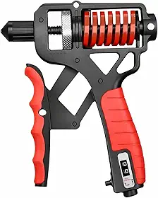 Hand Grip Ajustável até 165kg – Fortalecedor de Mãos e Antebraços Profissional – Alta Resistência com Pegada Ergonômica – Ideal para Musculação Pesada, Crossfit, Escalada e Treino de Força – Preto