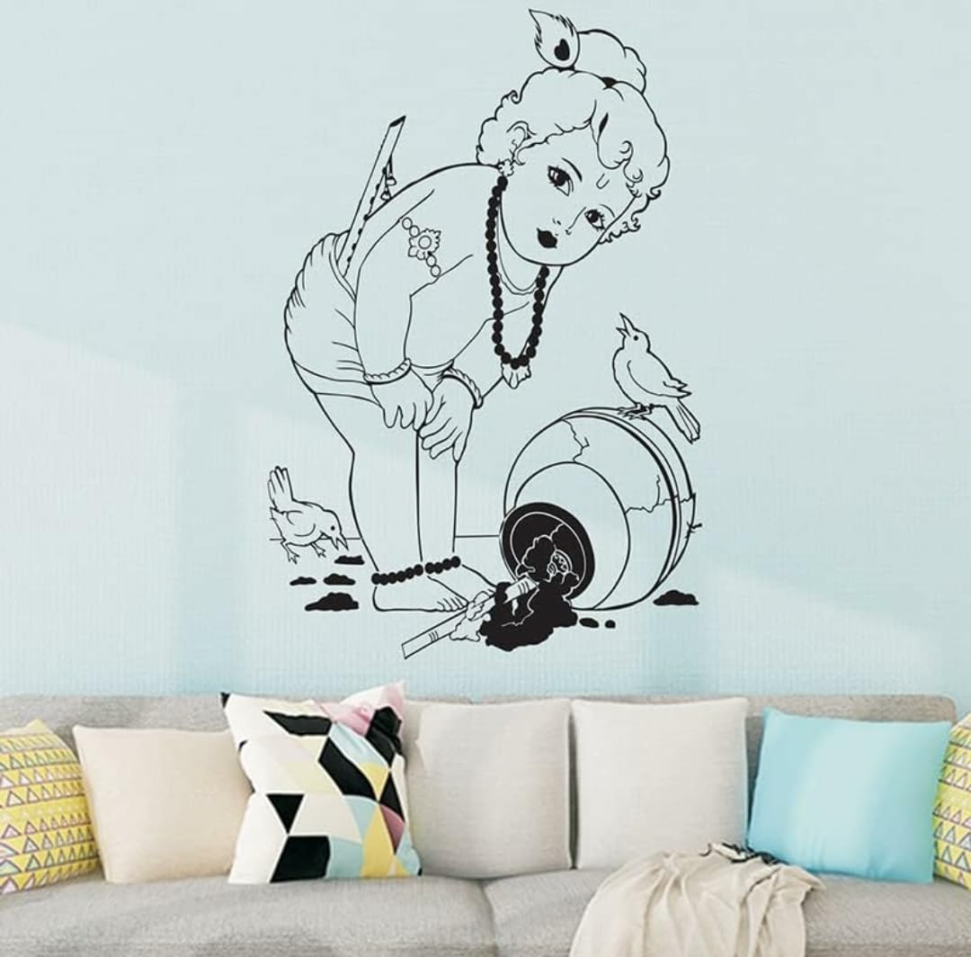 ALF DIY Reusable Natkhat Little Krishna Design Stencil for Wall Painting Home Perfect for Bedroom Painting, Hotel Painting, Living Room Painting Size:40X60 CM. (B0D9N4GTPW) Amazon Price History, Amazon Price Tracker