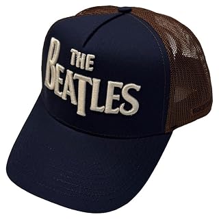 The Beatles Drop T Logo And Apple Trucker Cap Size One Size — B0H2N767S4 - Les Beatles, Paul McCartney, John Lennon, RIngo Starr, George Harrison