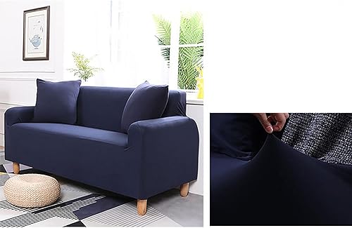 Miniatura 2 de Funda elástica para sofá de 1 pieza, funda de sofá para sofá de 3 cojines, funda elástica universal de elastano, protector de muebles para perros,