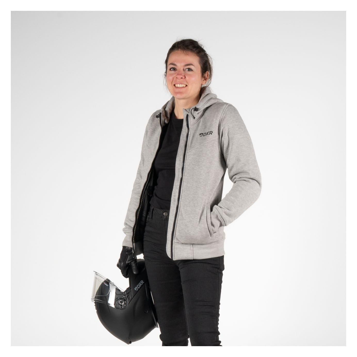 Sweat moto FLEEZ LADY Femme Homologué EN17092 A Mi-saison 42 | matière renforcée