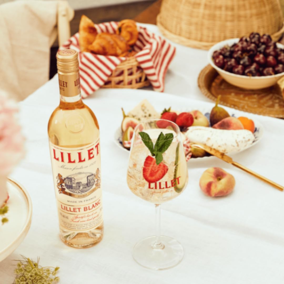 Lillet blanc Apéritif de France Aperitif auf Weinbasis 750 Milliliter x 5 STÜCK