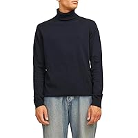 JACK & JONES Jjebasic Knit Roll Neck Noos Maglione da Uomo, Blazer Blu Marine
