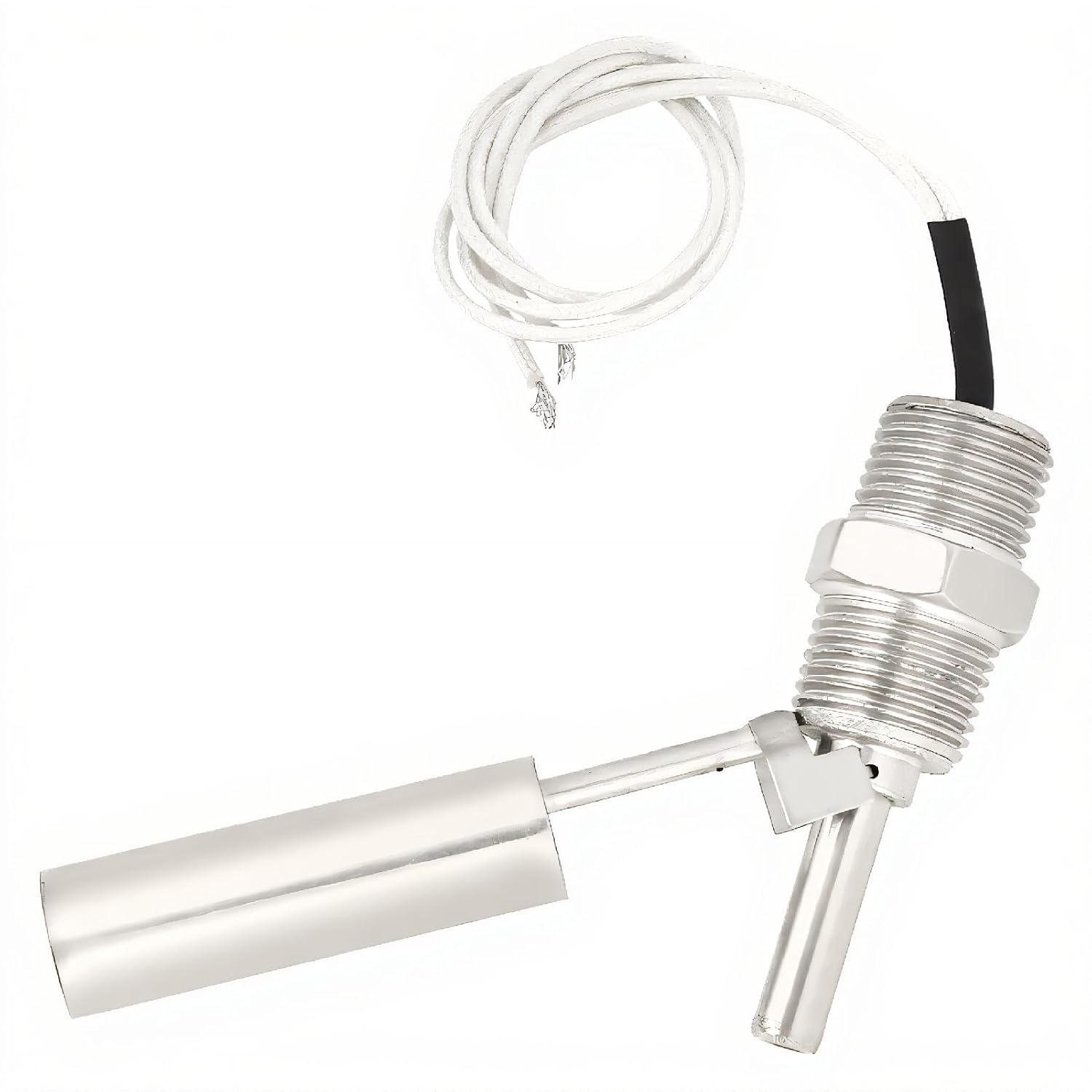Liquid Water Level Sensor,DC0-110V Stainless Steel Liquid Water Level Sensor Switch 1/2Npt Male Thread Water Level Sensor for Water,Fuel, Water Towers