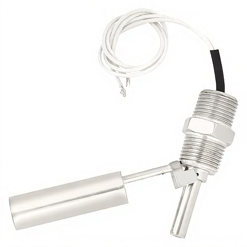 Sensor de nivel de agua líquida, DC0-110V Interruptor de sensor de nivel de agua líquida de acero inoxidable 1/2Npt Sensor de nivel de agua de rosca