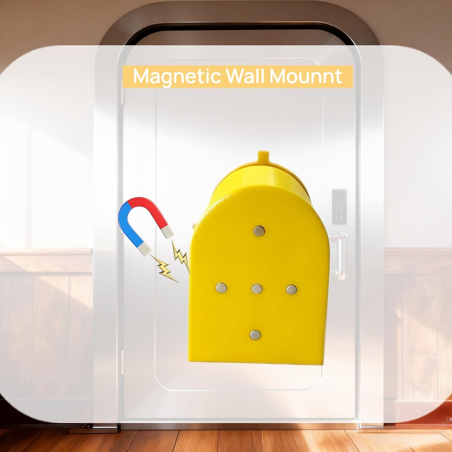 3D Printed Cruising Duck Mailbox for Cruise Door, Magnetic Wall Mounted Mini Mailbox for Cruise Ship Door Decorations, Movable Flag Fun Cruise Accessory