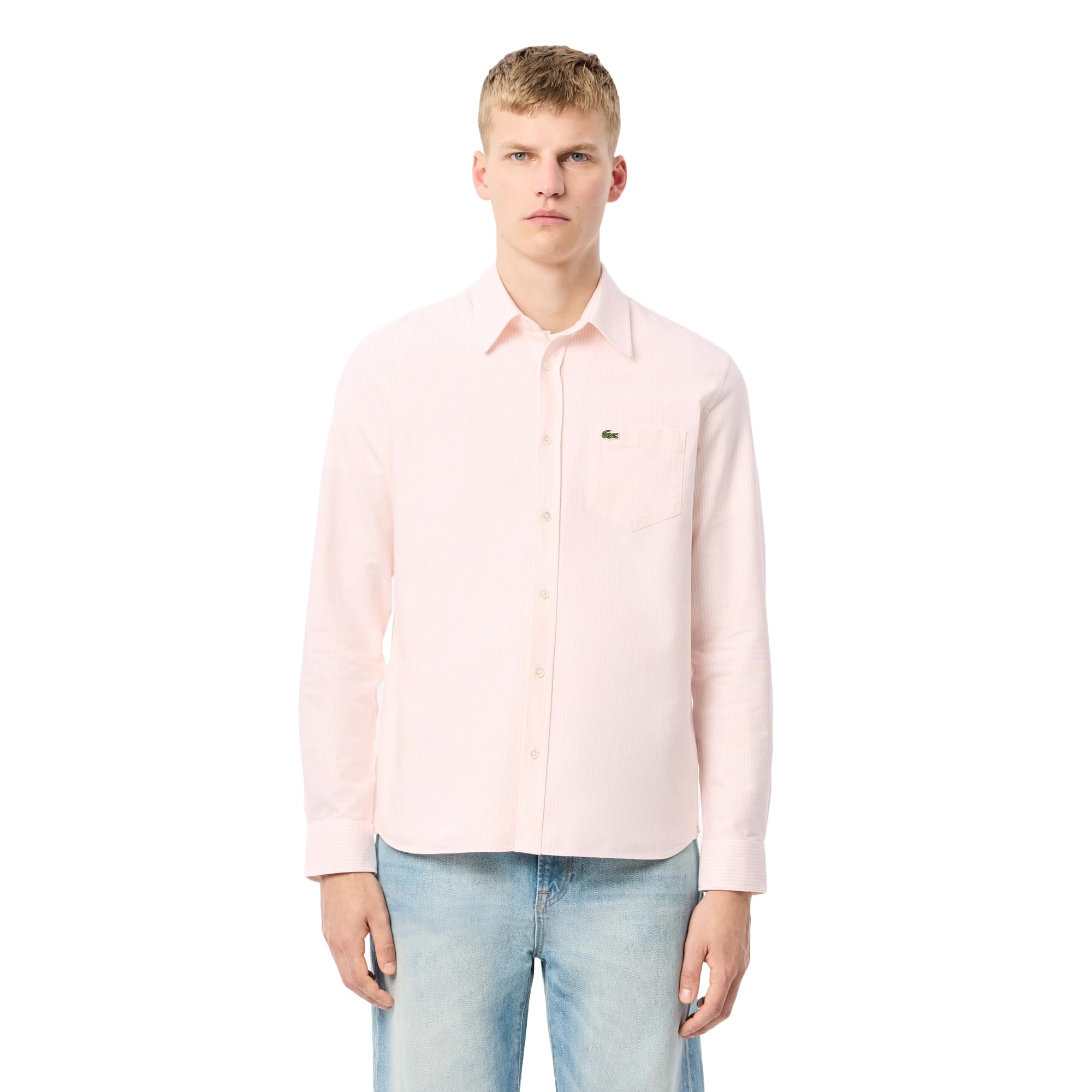 Lacoste Men's Solid Regular Fit Shirt