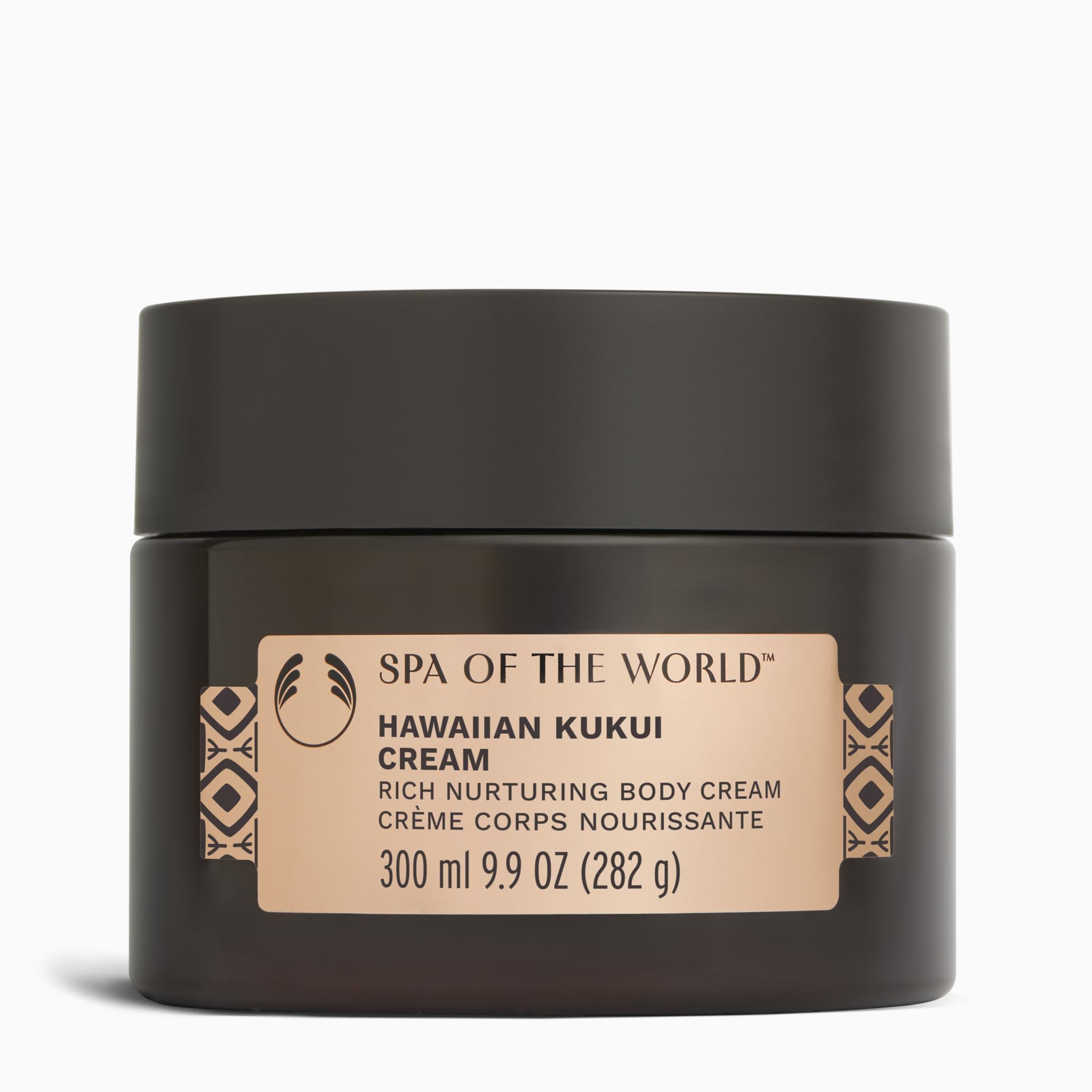 The Body Shop Spa of the World - Crema corporal hawaiana Kukui (1 x 300 ml), lujosa crema corporal con aceite de kukui, manteca de karité y aceite de nuez de Brasil, rica crema floral para una piel