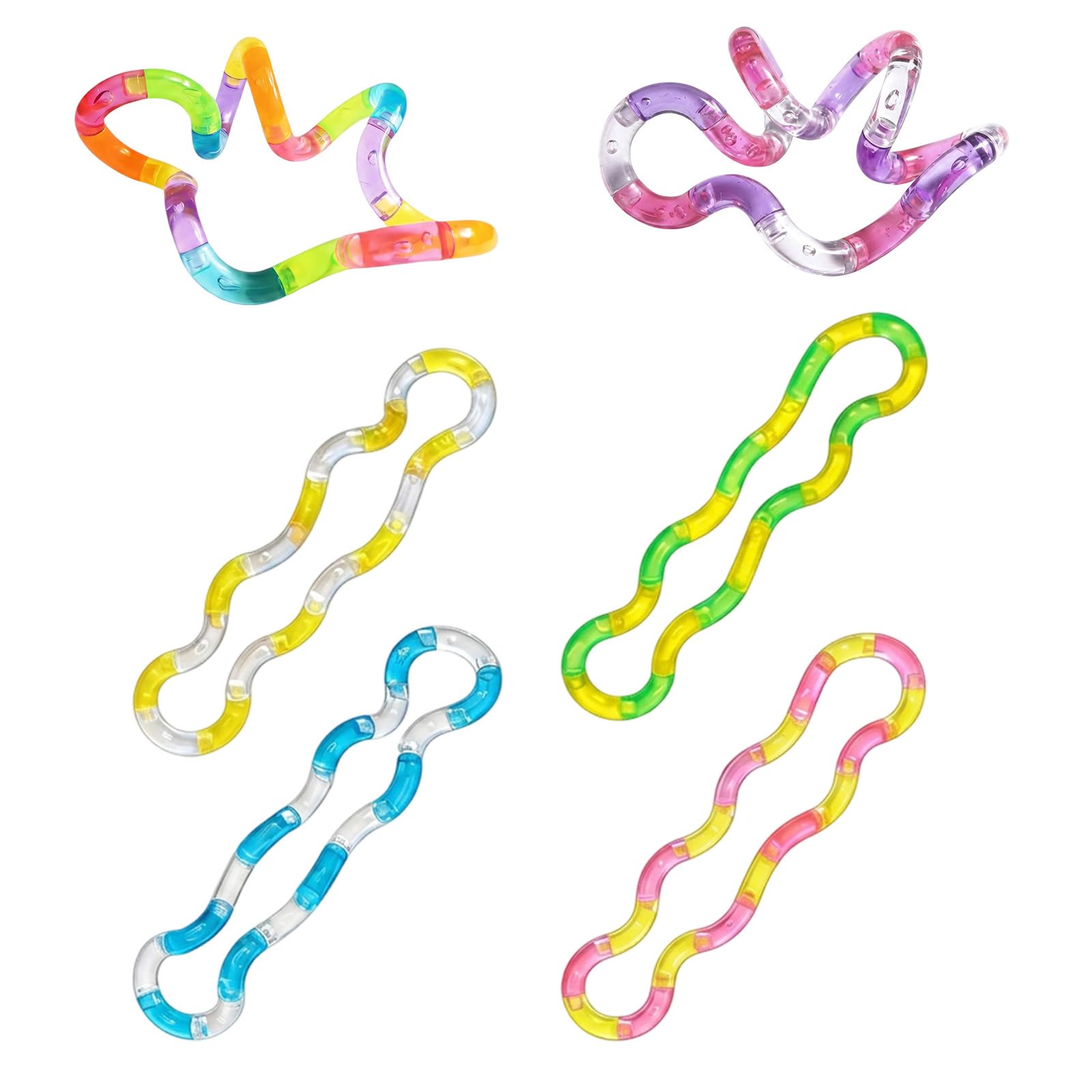 6 Pcs Silent Fidget Toys and Speks Fidget Bundle, Quiet Fidgets for Focus and Stress Relief, Sensory Fidget Sticks for Office and Classroom Use
