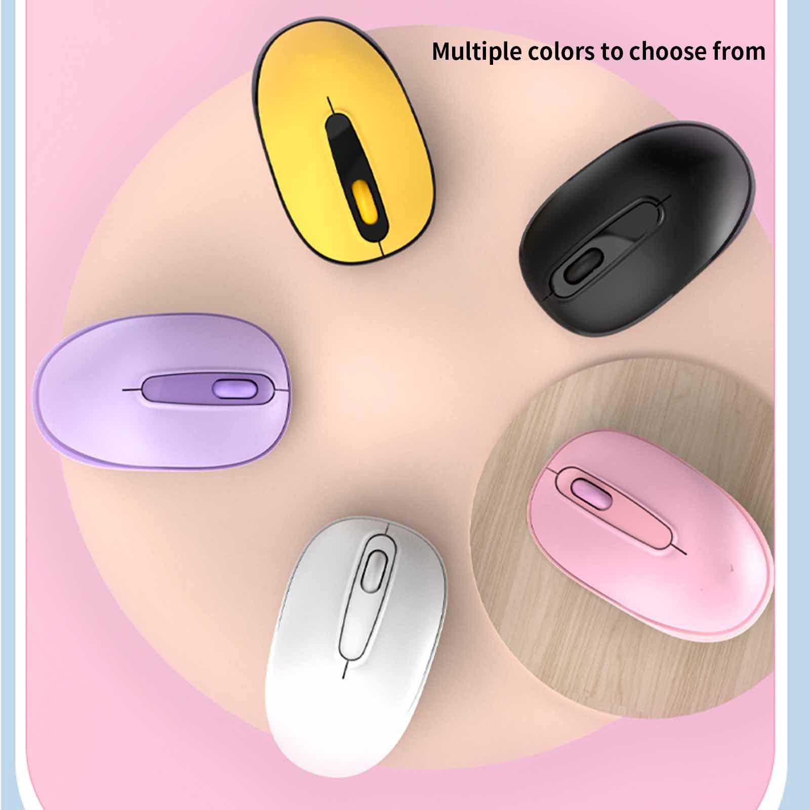 Mysz Mysz bezprzewodowa Mysz komputerowa do laptopa Mysz USB do gier Ergonomiczna mysz Urządzenie wskazujące 4-kierunkowe przewijanie Lekka, bezgłośna mysz optyczna z przewijaniem dotykowym 2,4 GHz Mi