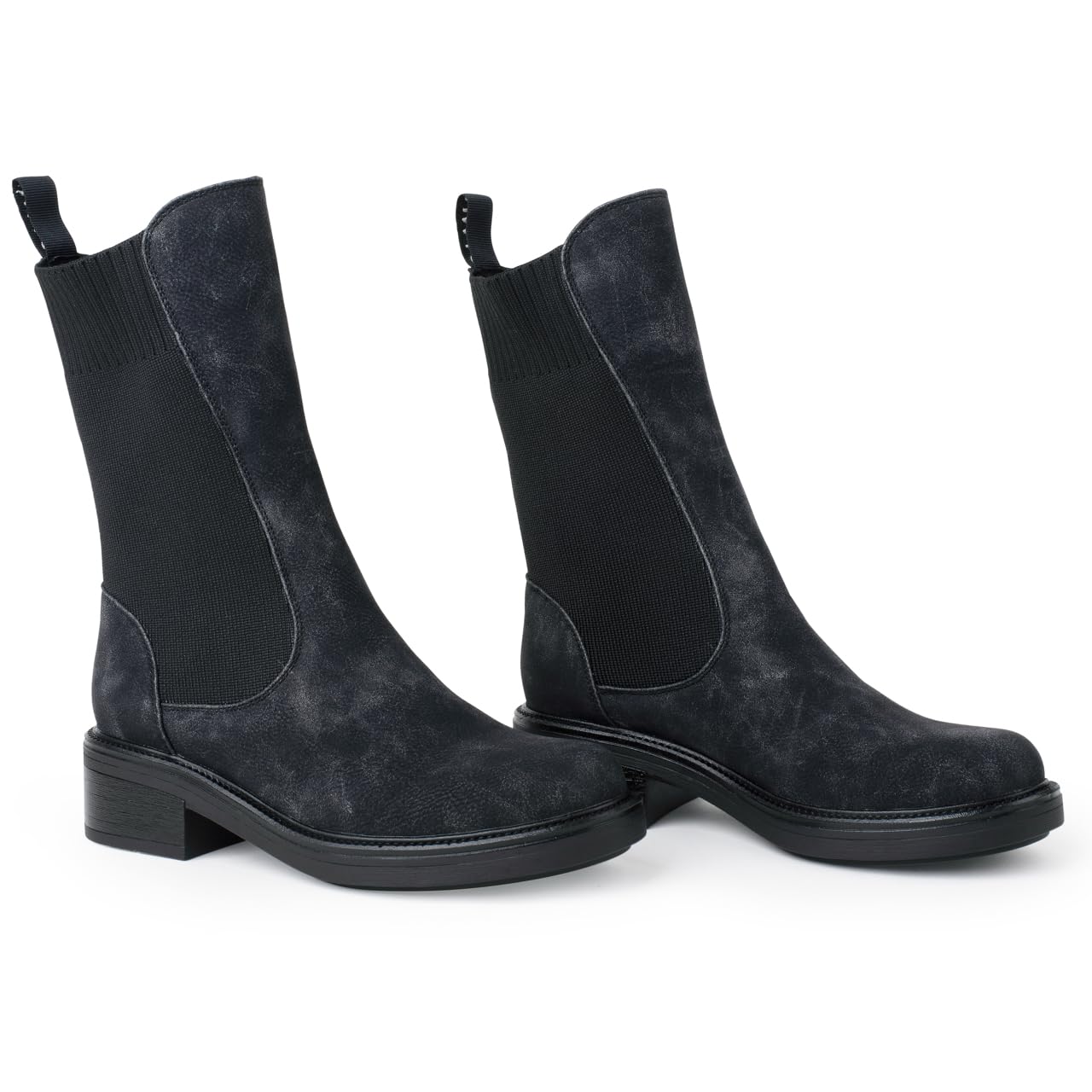 CHATTAWAK Damen 16PARALNOIR39 Modischer Stiefel, Schwarz, 39 EU, Schwarz, 39 EU