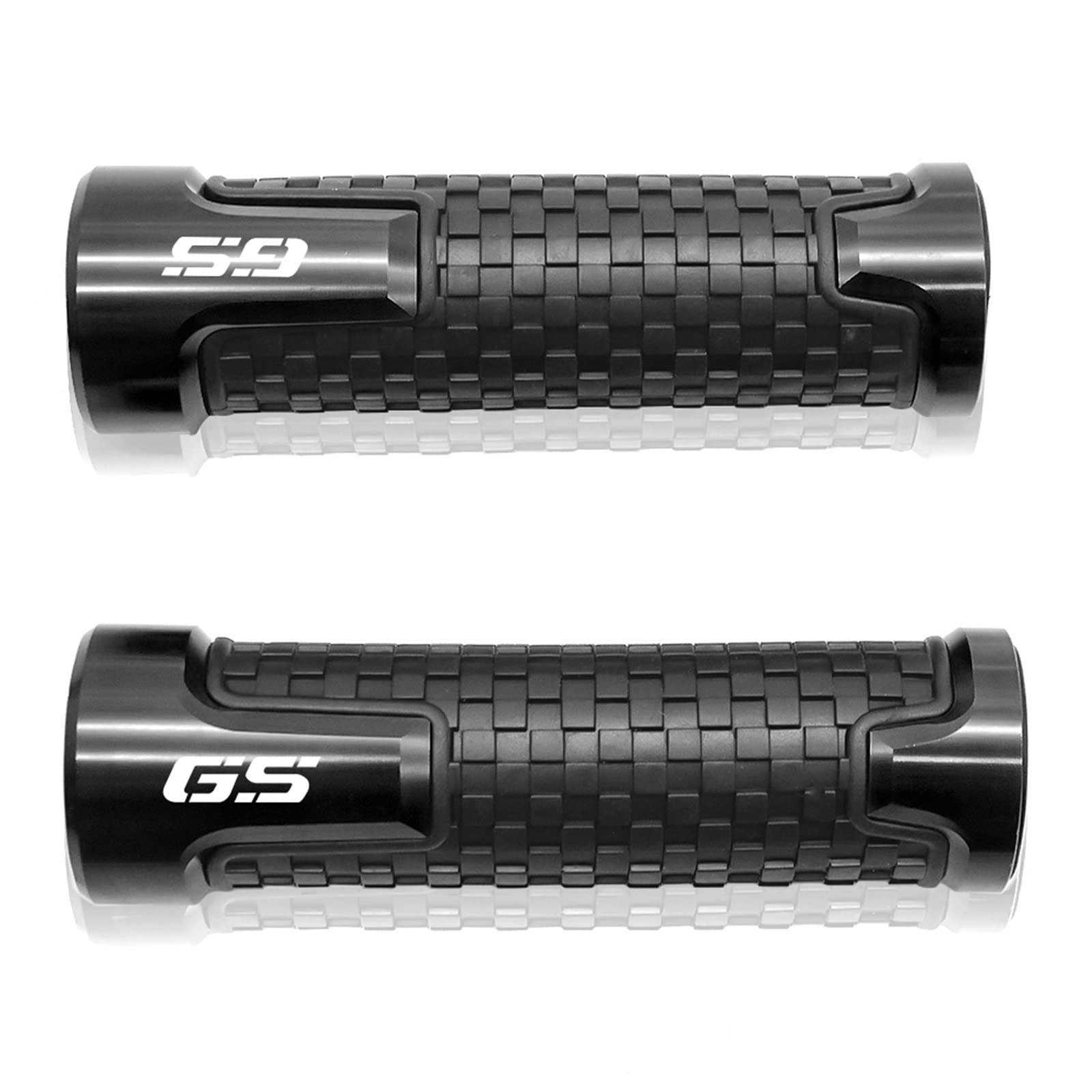 Poignées Suzuki GSXS150 2017-2020 en caoutchouc noir CNC pour guidon de moto 22mm