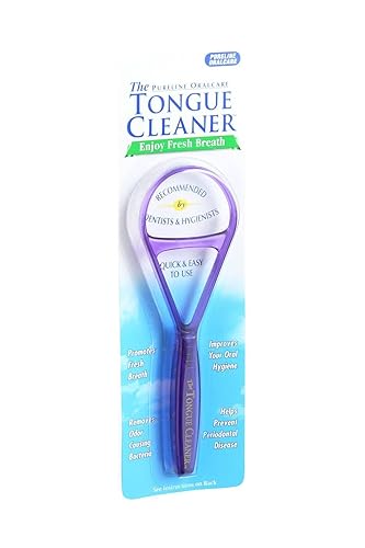 Limpiador de lengua azul cobalto - 1 pieza (Pureline Oralcare)