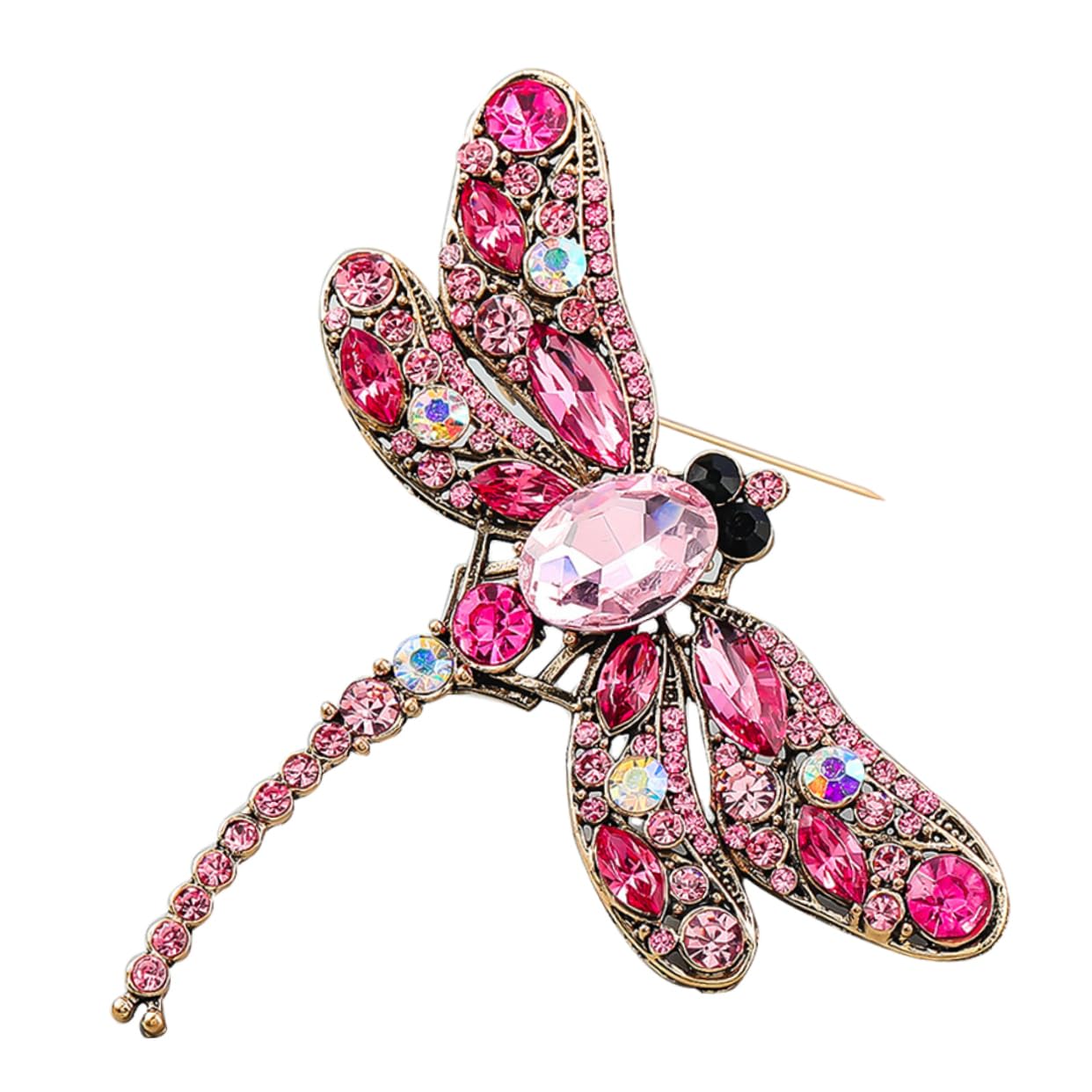 Libellula Spilla Perni Di Strass Sciarpa Pin Decorazione Dei Vestiti Pin Vestito i Delle Donne i Del Risvolto Libellula i Spille Per La