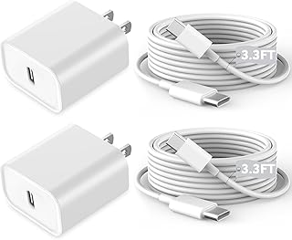 iPhone 15 Charger Fast Charging,2Pack[Apple Certified]20W USB C Wall Charger iPad Block iPhone 15 Charging Cable for iPhone 15 Plus/15 Pro/15 Pro Max/iPad Mini6/iPad Air4/iPad Pro 12.9/iPad Pro 11inch