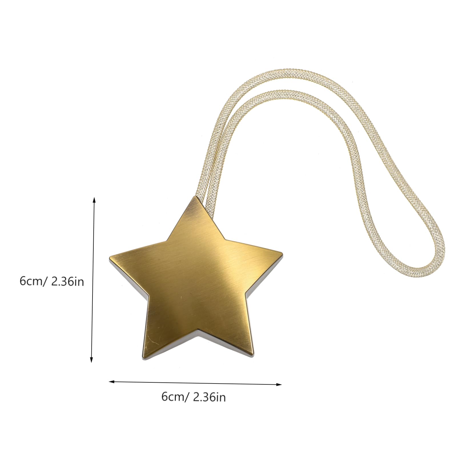 PRETYZOOM 6 Pièces Boucle aimantée pour Rideau Attache de Rideau Boucle de à la Maison e pour Embrasse pour la Maison Sangle de en métal Sangles de x Alliage