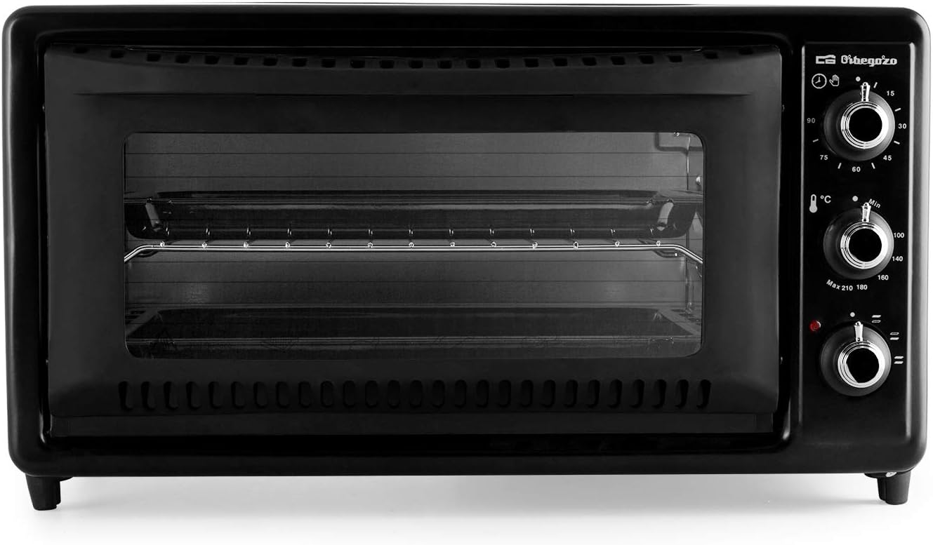 Orbegozo HO 392 A - Horno de sobremesa, 39 L, calor superior e inferior,  temporizador, regulador de temperatura, luz interior, 1450 W : Orbegozo:  Amazon.es: Hogar y cocina