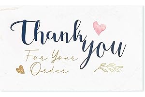 120 Thank You for Your Order Cards: The Perfect Way to Show...