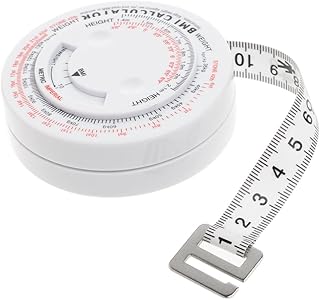 BMI Body Mass Index Retractable Tape 150cm Measure Calculator Diet Weight Loss By Keaiduoa