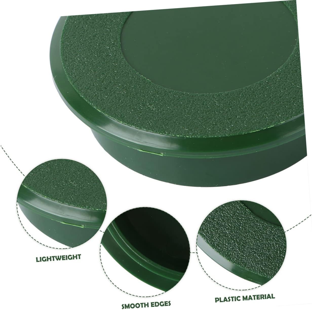 Toyvian 2pcs Golf Hole Cup Cover Putting Green Cups for Outdoor Practice Lightweight and Portable Golf Training Tool