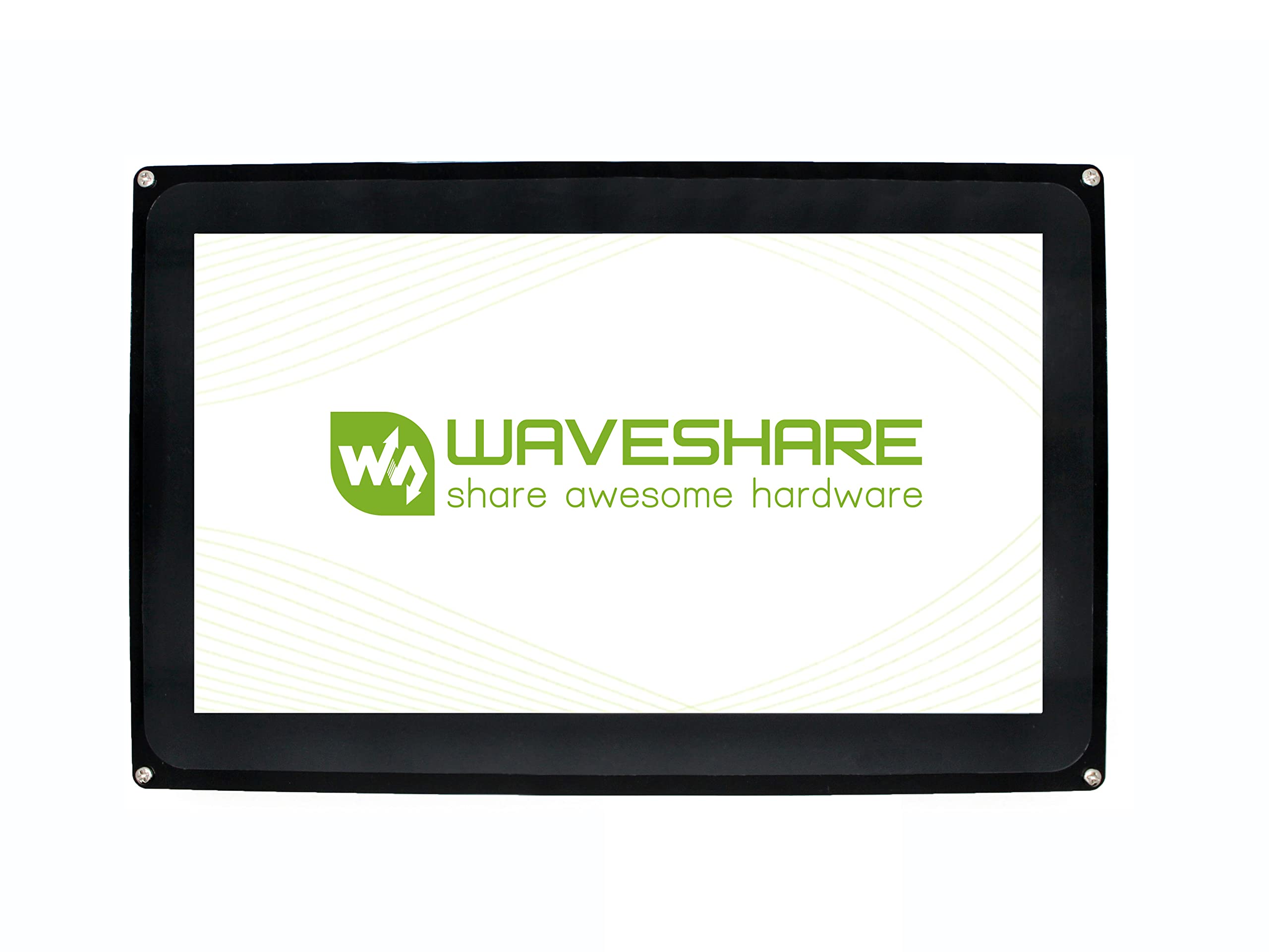 Waveshare 10.1inch HDMI LCD 1024x600 Capacitive Touch Screen with case for Raspberry Pi 4 3 Model B B+ &BeagleBone Black Support Raspbian Ubuntu Windows 10 IoT with Video Input