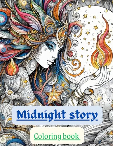Midnight story: Coloring book