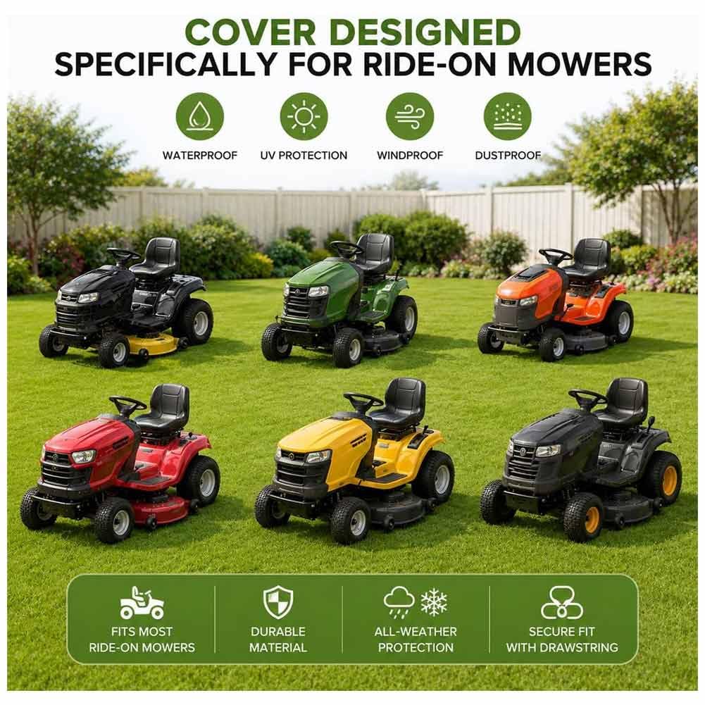 Funda Cortacésped para Lawnflite Pro Hydro 108 2022-2026 | Cubierta Impermeable Tejido Oxford 420D Protector de lluvia Polvo y Rayos UV Exterior
