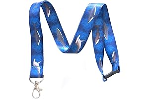 Shark Break Away Lanyard Key Chain Id Badge Holder