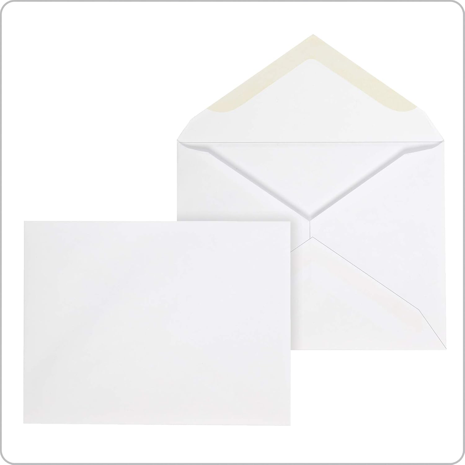 Columbian Invitation Envelopes, A9, Grip-Seal, 5-3/4 x 8-3/4 Inch, White, 100 Per Box (CO468) : Greeting Card Envelopes : Office Products