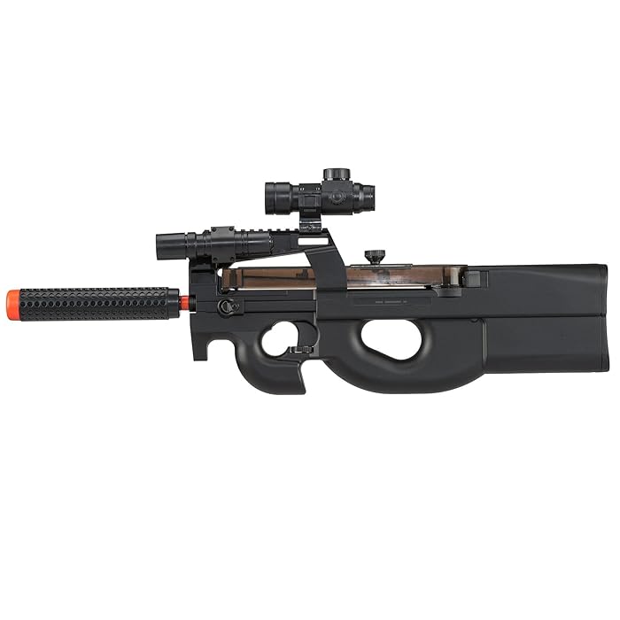 Buy 275 FPS Fully Automatic Electric Airsoft AEG Rifle SMG Airsoft Submachine Gun with Battery