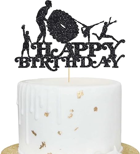 Miniatura 7 de Decoración de pastel de feliz cumpleaños, decoración de pastel para hombres y niños, suministros de decoración de fiesta de cumpleaños, suministros