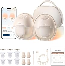 eufy Security Breast Pump S1 Pro, Heated Wearable, Slim Hands-Free with Industry-Leading HeatFlow Tech, Wireless Charging Case, App-Controlled OptiRhythm, Hospital-Grade Suction, in-Bra Use