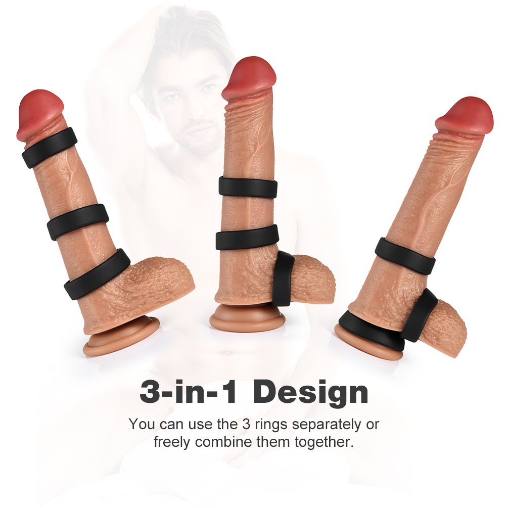 Utimi Rings Cock Rings Potency Enhancement Stretchy Erection Rings Improve  Silicone Rings for Men, Ring Sets, 3 Pieces : Amazon.de: Health & Personal  Care