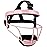 Dinictis Softball Face Mask, Lightweight, Comfortable, with Wide Field Vision, Durable and Safe Face Guards, Premium Protective Softball Fielder\'s Mask-Pink-Child(S)
