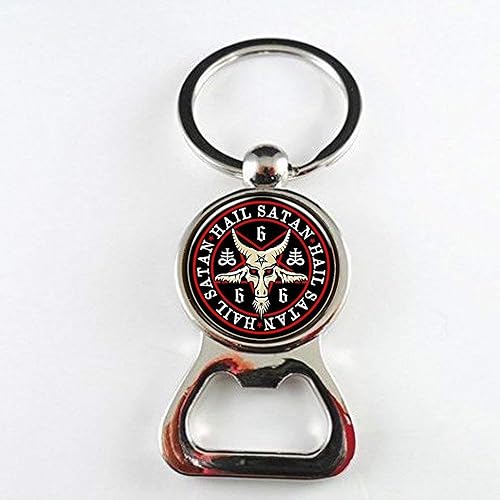 Abridor de botellas Satanás, abrebotellas Baphomet, abrebotellas Baphomet, joyería Baphomet