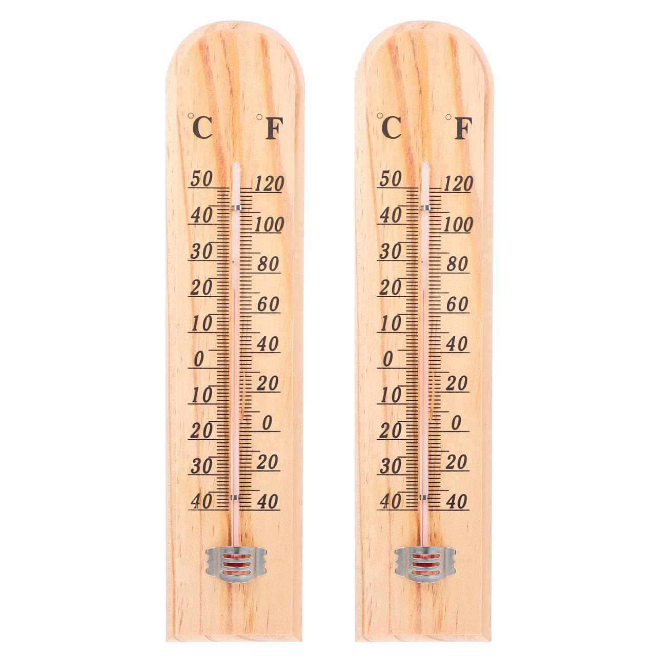 Abaodam Thermometer for House Indoor/Outdoor Weatherproof Analog Gauge Room Thermometer for Garage Garden Decorative