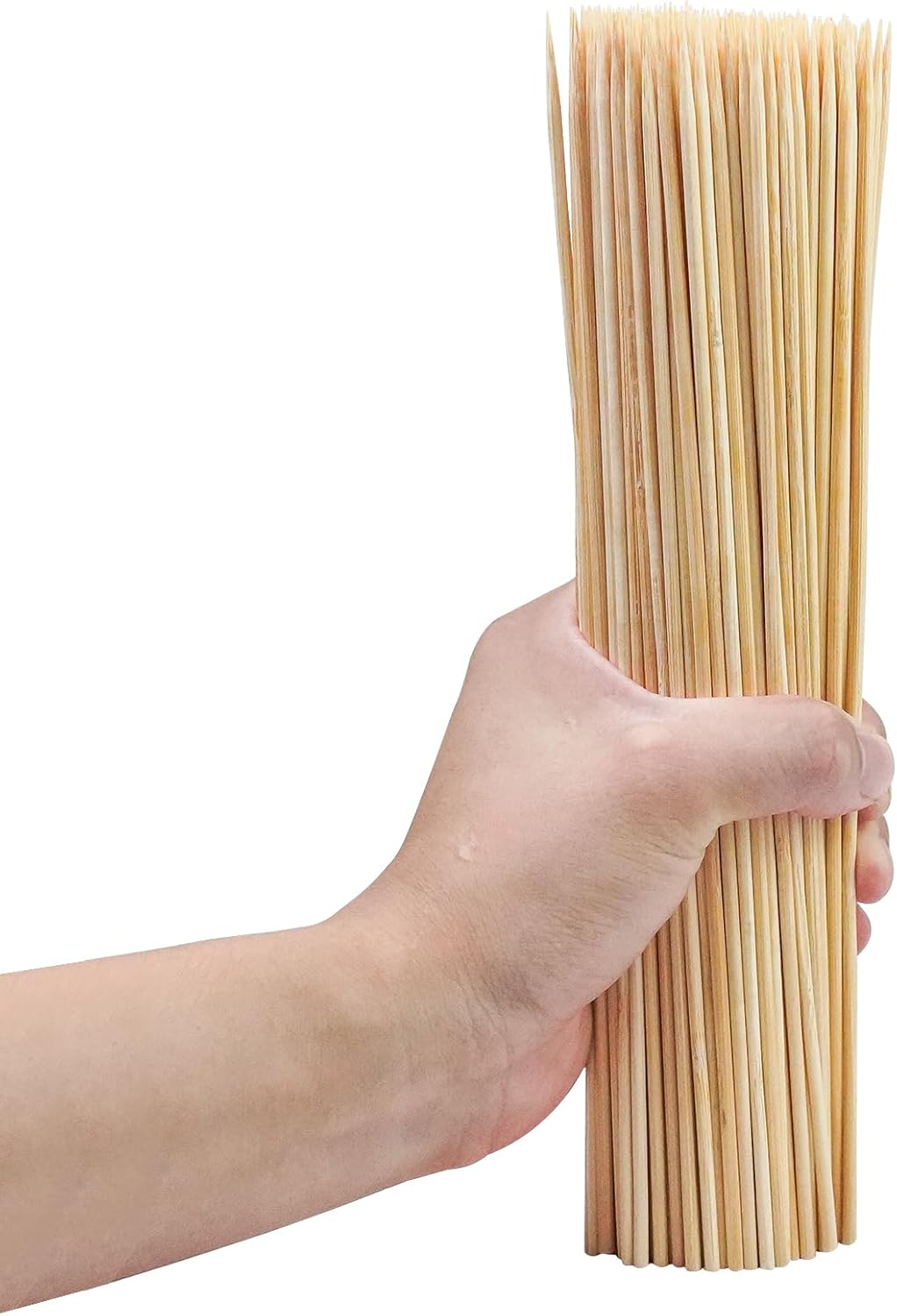 100PCS 36 inch Bamboo Skewers for Marshmallows,S'Mores,Fire Pit,BBQ,Kabob,Grilling, Camping.More Size Choices 6"/8"/10"/12"/36"