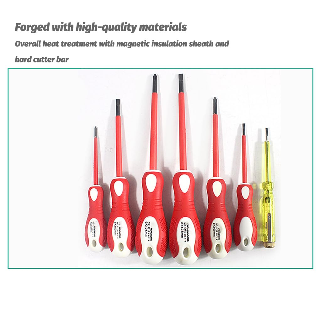 7X testeur électrique tournevis détecteur de tension dureté solidité opération Simple stylo de test Volt facilement saisi