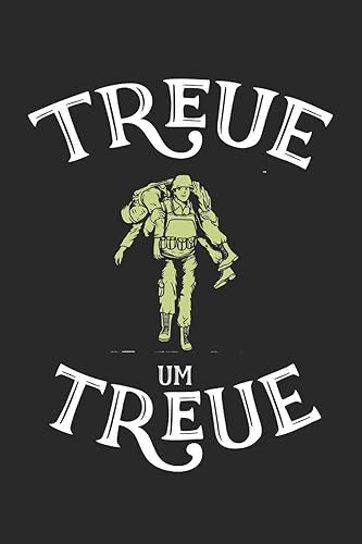 Fallschirmspringer Logbuch: ♦ Sprungbuch für alle Skydiver und Fallschirmjäger ♦ Vorlage für über 100 Sprünge ♦ handliches 6x9 Format ♦ Motiv: Treue um Treue 6