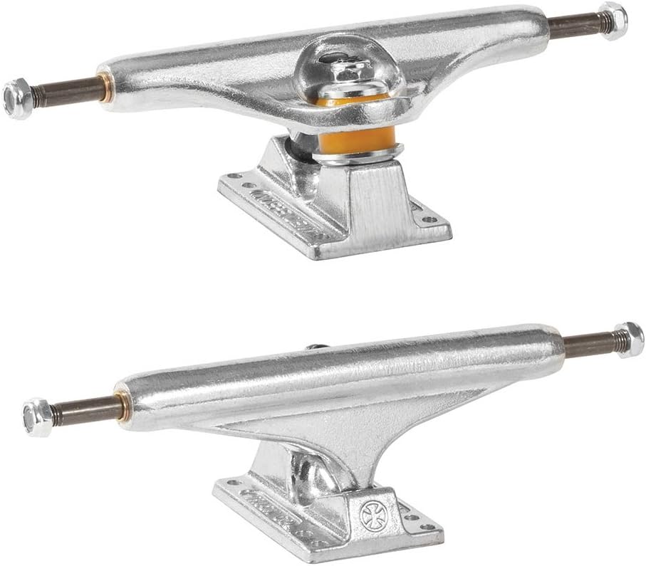 INDEPENDENT 159 Skateboard Trucks, Powell Rat Bones Green Wheels, Black Rails, Reds