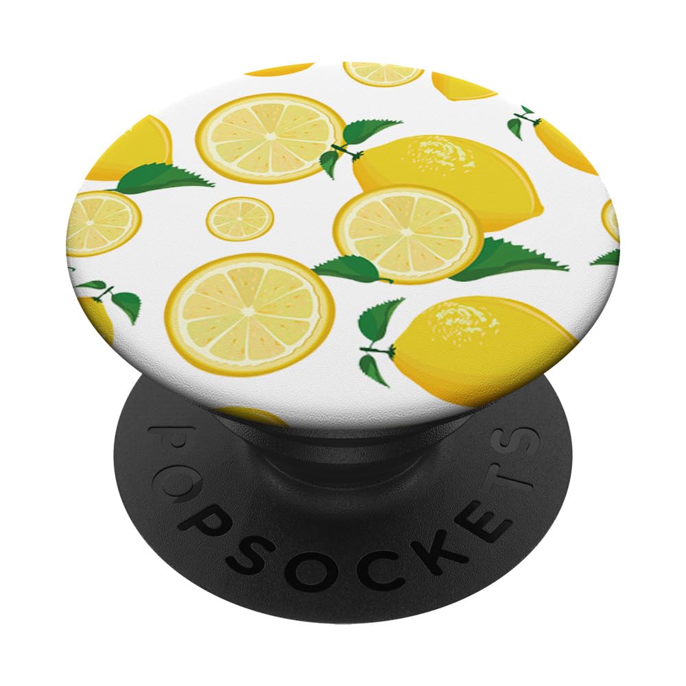 Amazon.com: Cute Lemon Fruit Pattern Yellow Citrus Design on White