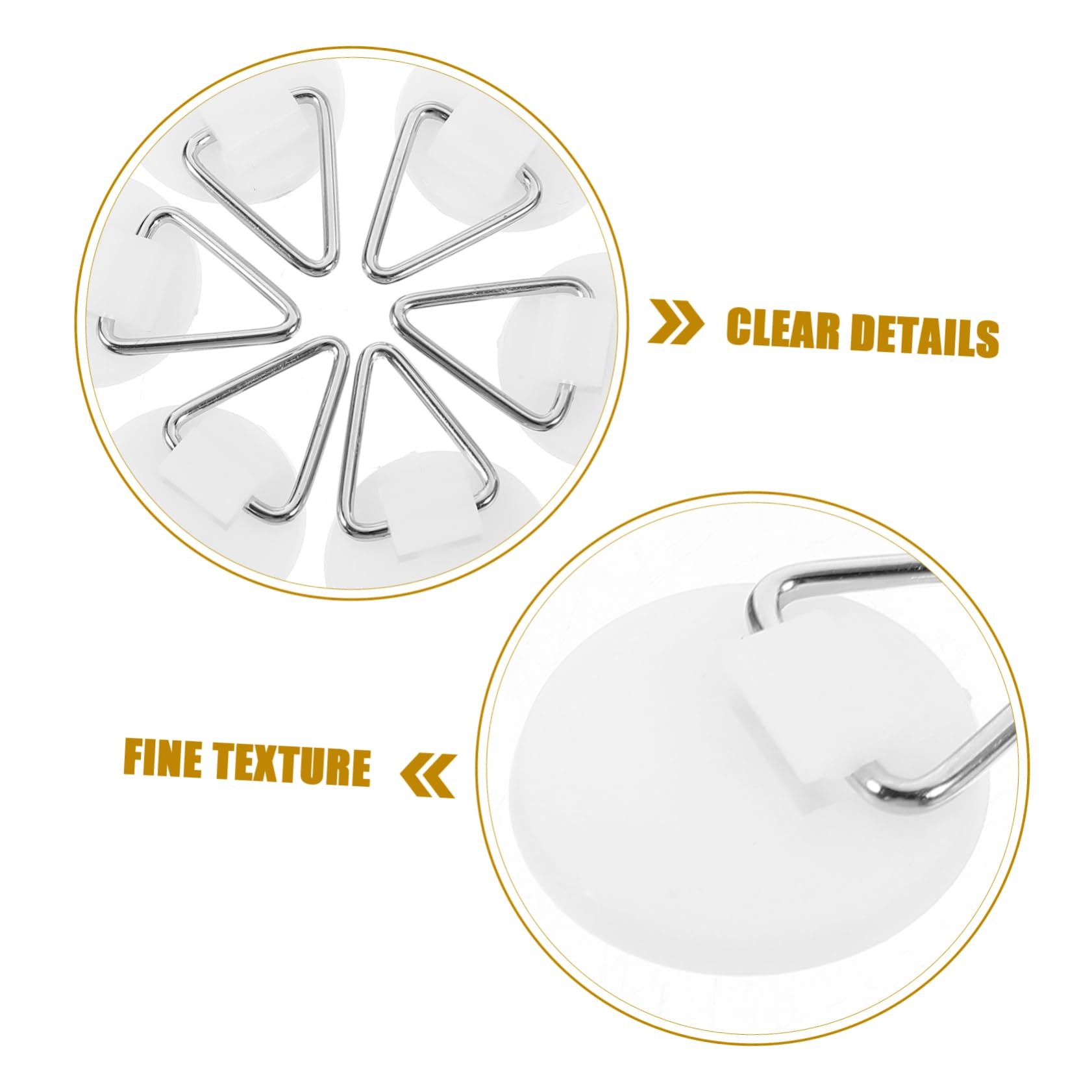 100piezas Ganchos De Pared Adhesivos Para Colgar Cuadros y Decoraciones De Soporte Resistente Sin Para Fotografías y Placas El
