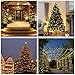 Diojilad LED Christmas Lights Outdoor Indoor Christmas Decoration Lights 105Ft 300LED UL Certified(4 Sets Connectable), 8 Modes Waterproof Fairy Lights for Christmas Tree, Wedding, Party (Warm White)