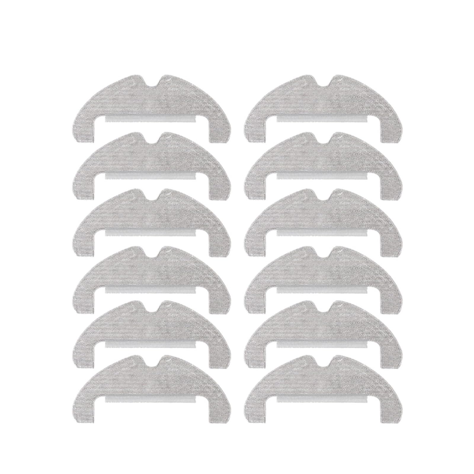 KRHZYPLAE Robot Vacuum Accessories Consumables Mop Cloth Replacement Spare Parts,Compatible For Dreame,D10 Plus Gen 2 RLD32GD(12pcs)