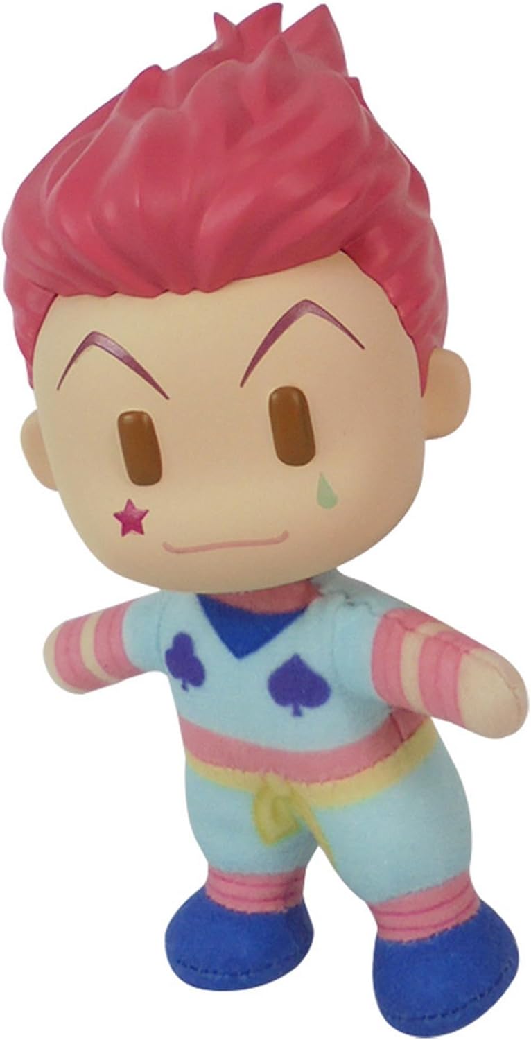 Great Eastern Entertainment Hunter X Hunter - Hisoka Morow Hunter Exam Costume Plastic Movable Ver Plush 4.5" H